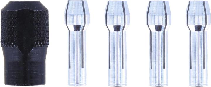Produktbild Dremel Spannzangen-Set (Spannmutter, Spannzangen 0,8 / 1,6 / 2,4 / 3,2 mm) (5 Stück)