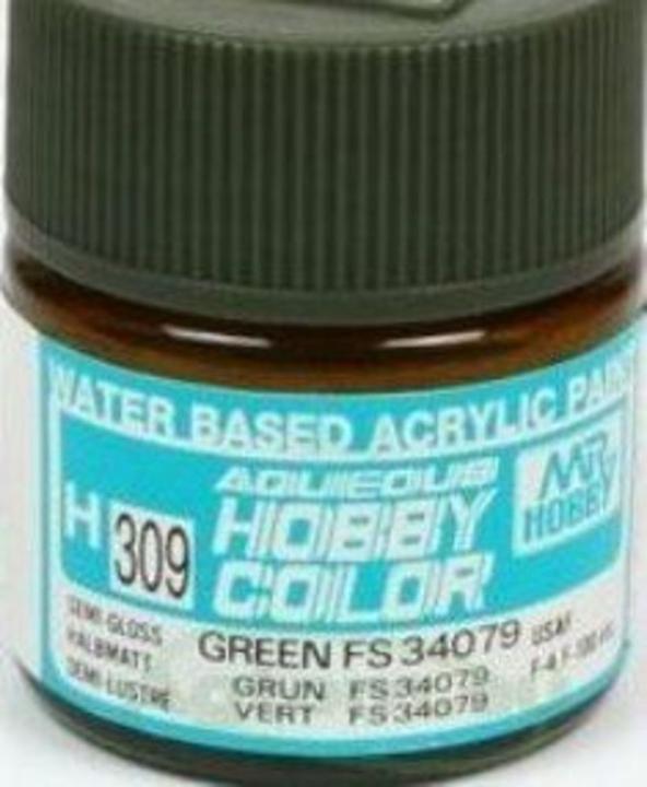 Produktbild Mr.Hobby Mr Hobby -Gunze Aqueous Hobby Colors (10 ml) Green FS 34079