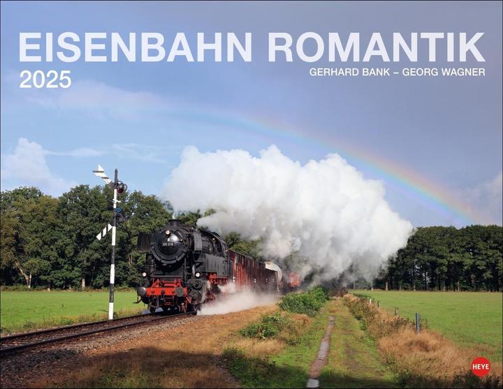Produktbild Heye Eisenbahn Romantik Posterkalender 2025 (44 x 34 cm, Deutsch)
