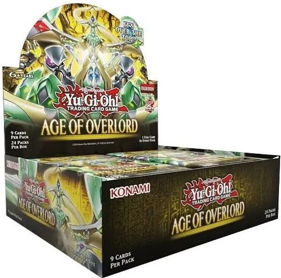 Image du produit Yu-Gi-Oh ! JCC - Présentoir de Pack de Boosters Age of Overlord (24 Boosters) (Anglais, Affichage du booster)