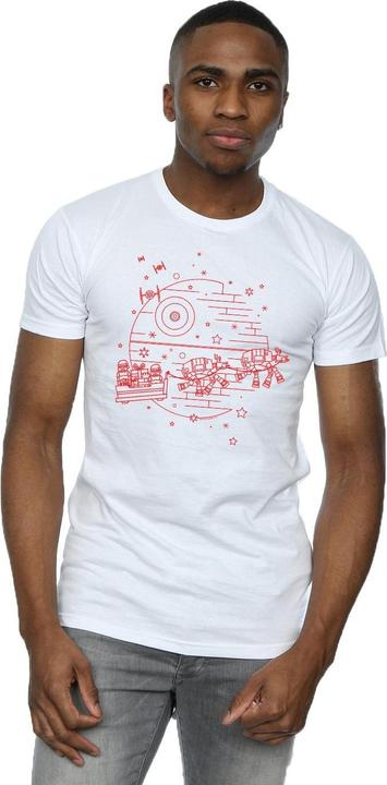 Actual product image Star Wars Mens Death Star Sleigh T-Shirt (3XL)