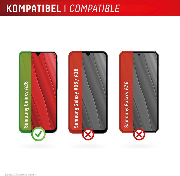 Actual product image Displex Real Glass, 2D Panzerglas (1 Piece, Samsung Galaxy A26)