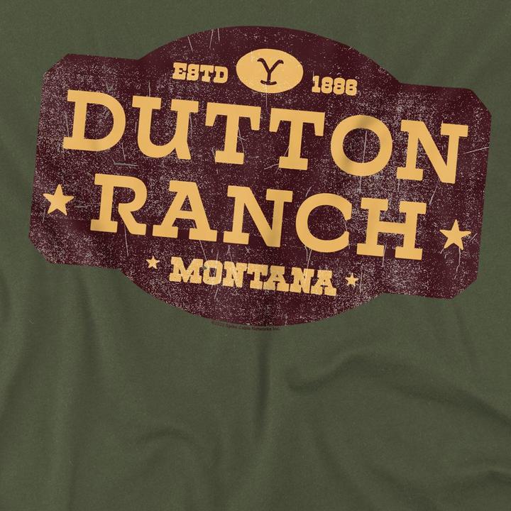 Immagine prodotto Yellowstone Dutton Ranch Maglietta Effetto invecchiato Uomo (XXL)