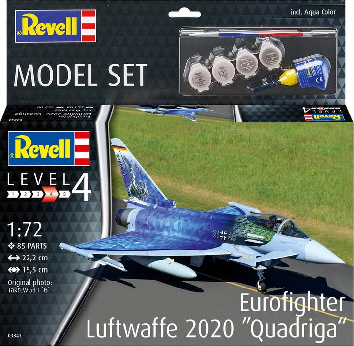 Produktbild Revell Model Set Eurofighter Luftwaffe 2020 Quadriga