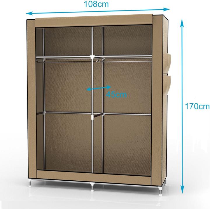 Produktbild Intirilife Schrank (108 x 45 x 170 cm)