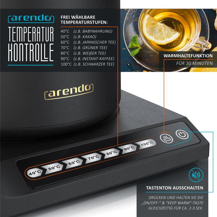 Actual product image Arendo Kettle (0.50 l)