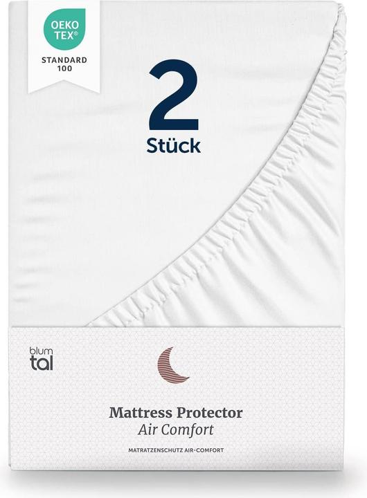 Blumtal Set di 2 protezioni per materassi 140x200cm (140 x 200 cm)