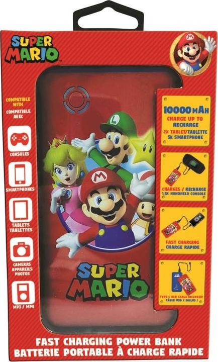Immagine prodotto Lexibook Super Mario 10.000 mAh di ricarica veloce Power Bank