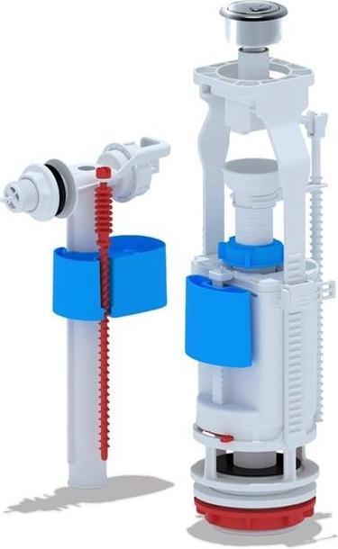 Actual product image Ani Plast WC SIDE FILL VALVE 1/2,CHR 3/6L WC3050C