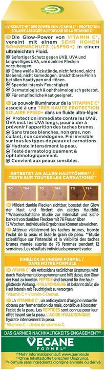 Produktbild Garnier Bright Complete (40 ml, Gesichtsfluid, SPF 50+)
