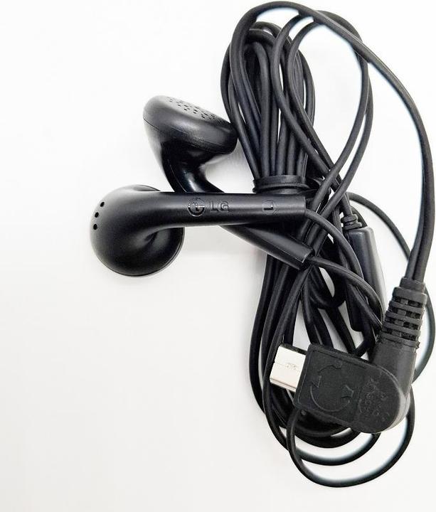 LG Headset SGEY0003218, Micro USB, black, Bulk (Cable)