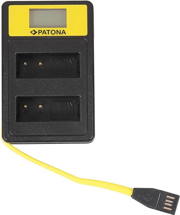 Produktbild Patona Ladegerät Smart Dual LCD USB Panasonic DMW-BLG10 (Ladegerät)