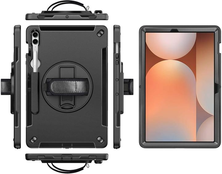 Produktbild JT Berlin Rugged Kickstand & Handstrap Case (S9+, Galaxy Tab S10+)