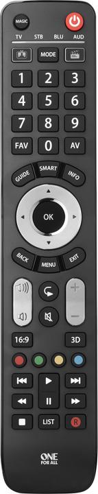 One for All Evolve 4 (Universal remote control, Infrared)