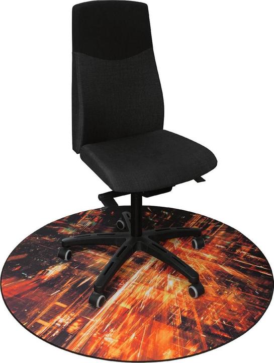 Actual product image Deltaco GAMING GAM-126 Chair pad for gaming and office chairs to protect the floor (L x W x (110 x 110 cm)