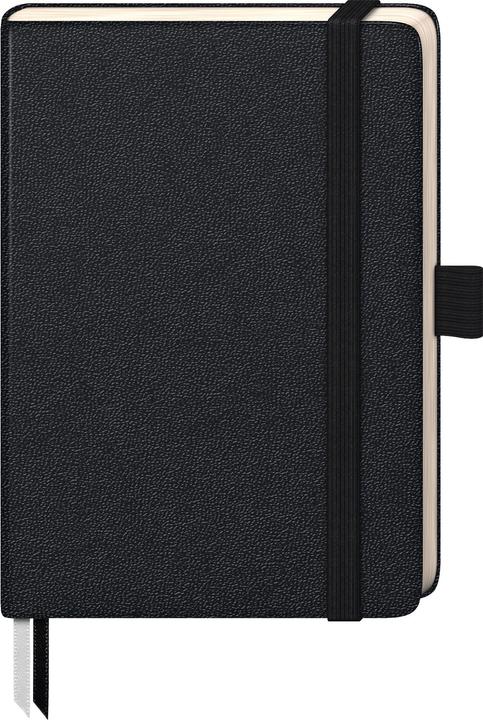 Immagine prodotto Taccuino KOMPAGNON circa A6 a quadretti, copertina rigida nera 192, di cui 16 pagine staccabili (A6, Quadretti, Copertina rigida)