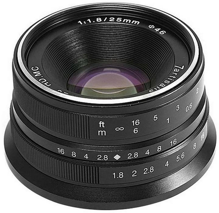 Immagine prodotto 7artisans 25 mm F1.8 EF-M (Canon EF-M, APS-C / DX)