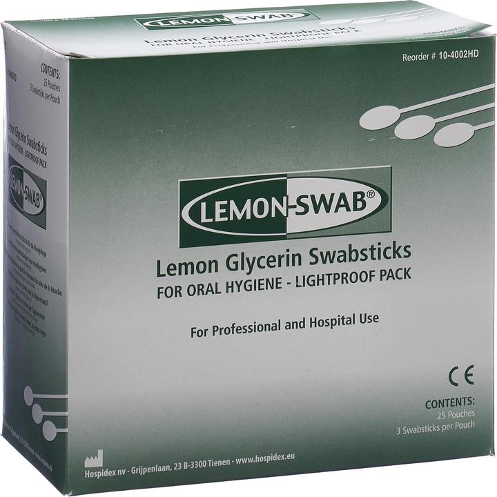 Image du produit Lohmann & Rauscher bâtonnets ouatés glycérinés au goût de citron