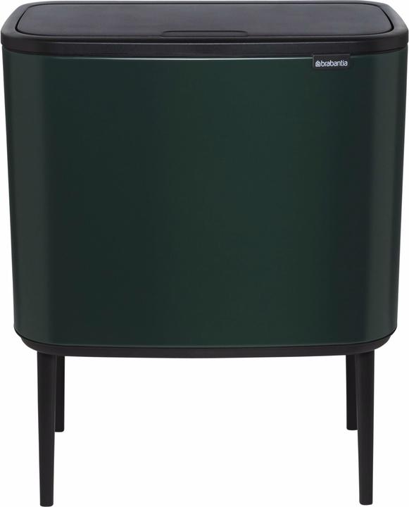 Brabantia Mülleimer Bo Touch Bin Pine Green, 3 x 11 L (33 l)