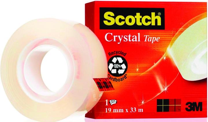 Produktbild Scotch Ta?ma klej?ca 19mmx33mb Cristal Clear Tape 3M 600 (19 mm)