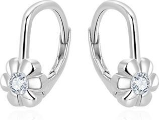 Produktbild Beneto Lovely girls' earrings with clear zirconia AGUC3335-2