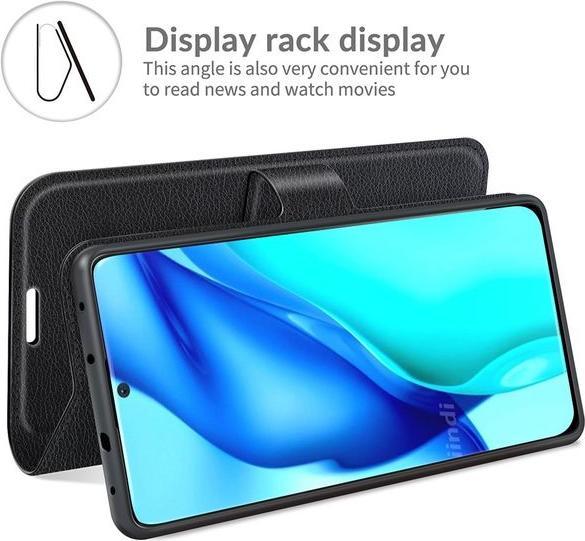Productafbeelding MU Classic Litchi Leren Boekomslag Serie (Huawei P50 Pro)