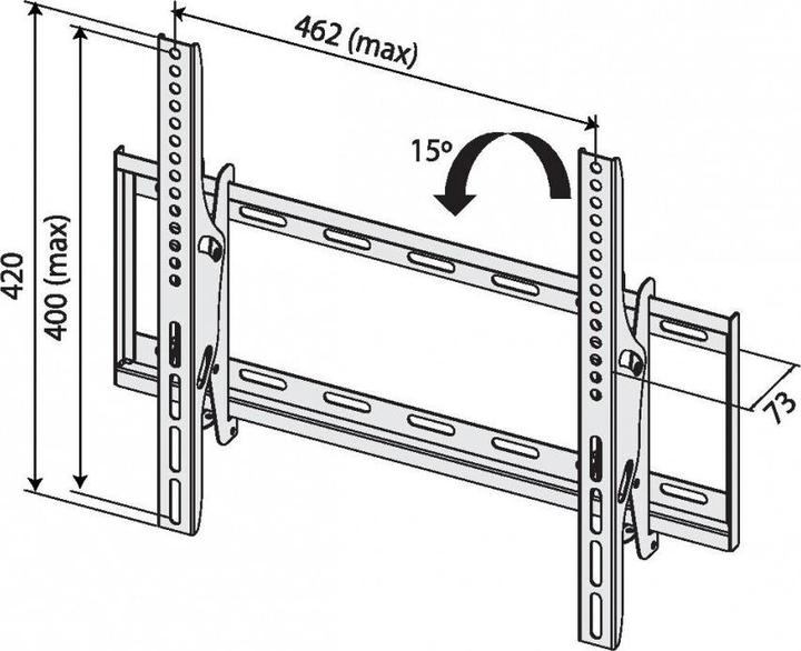 Produktbild Lenovo TV TV TB-451 Halterung bis 65" 40 kg VESA 400x400 max (Decke, 65", 40 kg)
