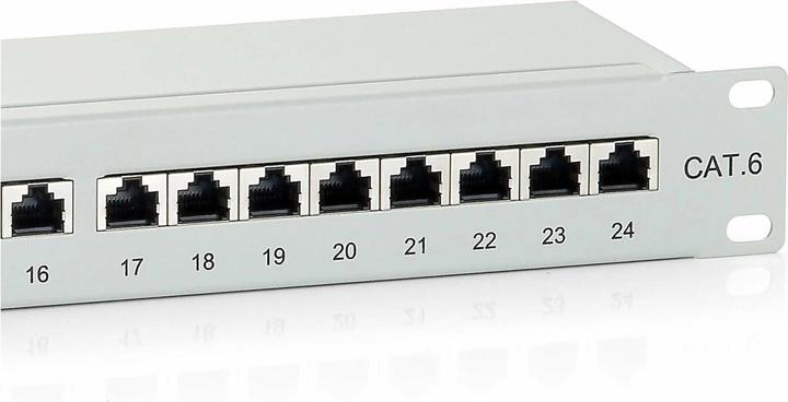 Produktbild equip 19" Patchpanel: 24 Port, 1HE, grau