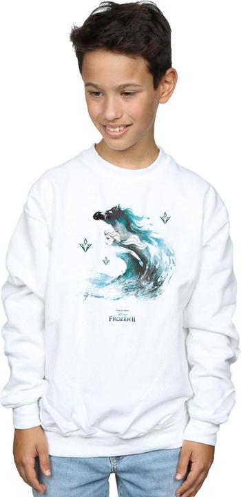 Actual product image Disney Boys Frozen 2 Elsa With Nokk The Water Spirit Sweatshirt (152, 158)
