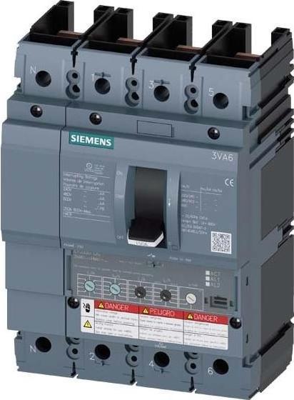 Actual product image Siemens Circuit-breaker 100A 4p 40-100A/In 3VA6110-0HM41-0AA0