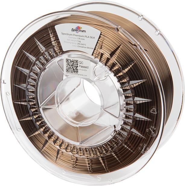 Produktbild Filament PLA SILK cinnamon bronze 1.0kg 1.75mm (PLA, 1.75 mm, 1000 g, Braun)
