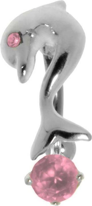 Image du produit Bijouteria Piercing nombril (Acier chirurgical 316L, Argent 925, Zircone)