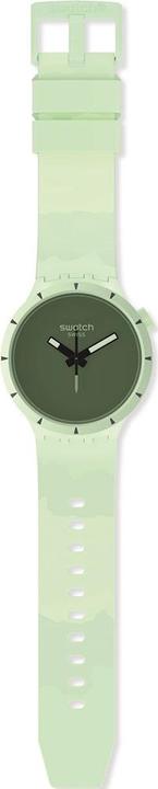 Actual product image Swatch Big Bold Bioceramic Forest (Analogue wristwatch, Swiss made, 47 mm)