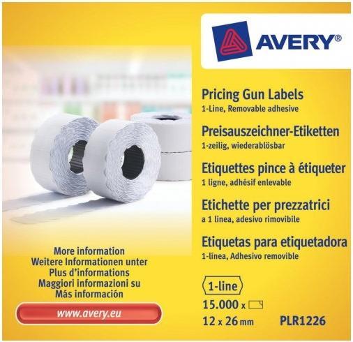 Produktbild Avery Preisauszeichner-Etiketten, 1-zeilig