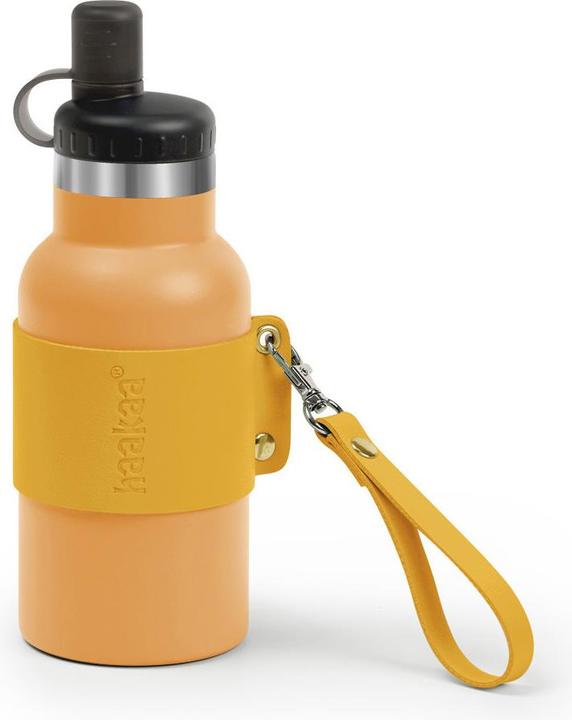 Haakaa Easy-Carry Thermische Kinderfles - Oranje (350 ml)