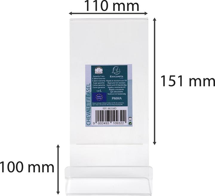 Actual product image Exacompta Leaflet holder L (A6)