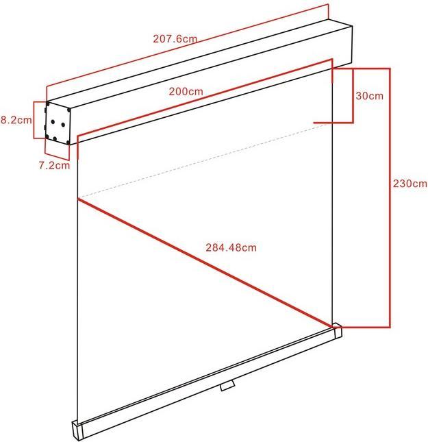 Actual product image Multibrackets Manually (112", 1:1)