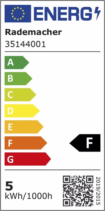 Energy Label Rademacher addZ White + Colour E14 LED (E14, 4.80 W, 470 lm, 1 x, F)