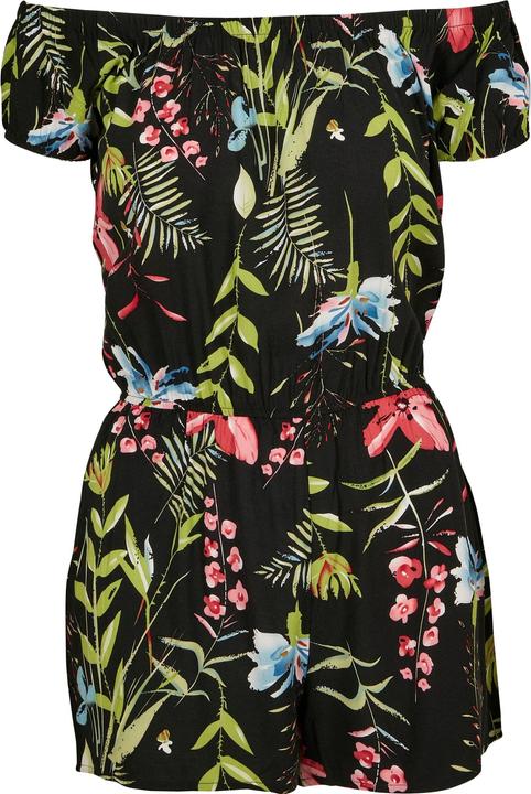 Image du produit Urban Classics Ladies AOP Off Shoulder Short Jumpsuit (XS)