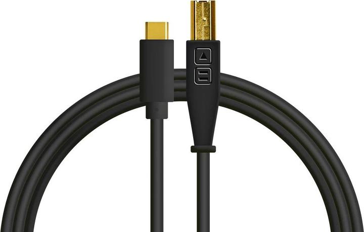 DJTechTools Chroma Cables: USB-C black (1.50 m, USB 3.0)
