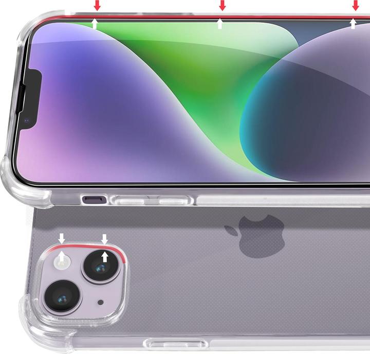Actual product image Avizar Premium Protection Set: Cover + Foil Series (Apple iPhone 14 Plus)
