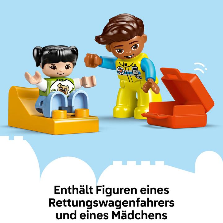 Actual product image LEGO Rettungswagen mit Fahrer (10447)