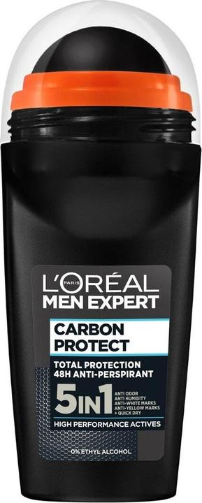 Produktbild L'Oréal Paris L'Oreal - Men Expert Carbon Protect 4W1 Anti-Perspirant Xxl Roll-On 50Ml (Roll-on, 50 ml)