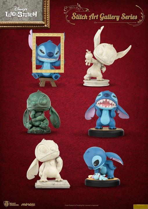 Actual product image Beast Kingdom Lilo & Stitch assotiment figurines Mini Egg Attack 8 cm Stitch Art Gallery Series (6)
