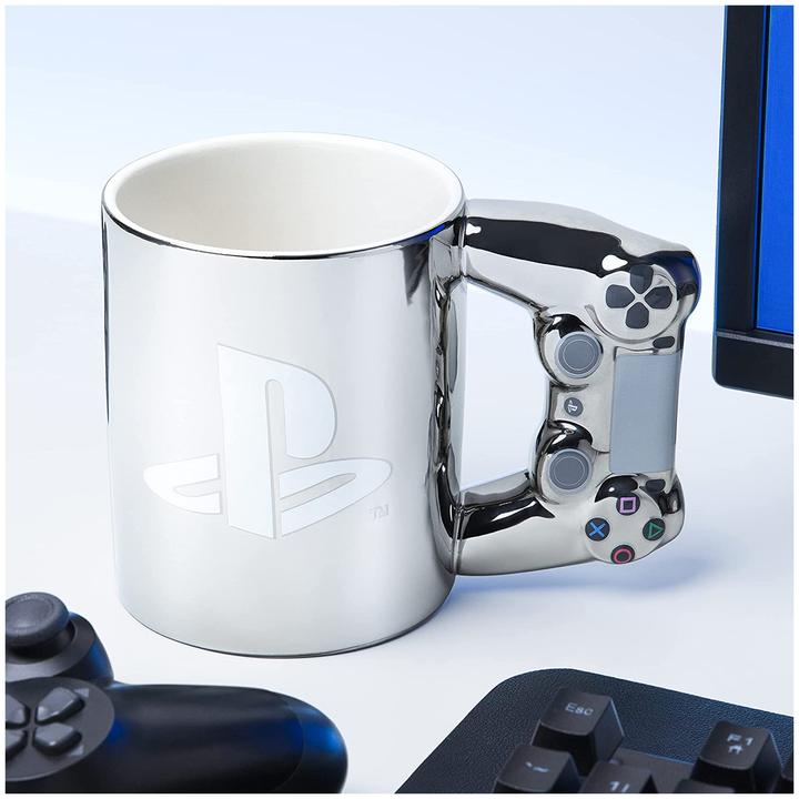 Produktbild Paladone Products Playstation DS4 Silver Controller Mug
