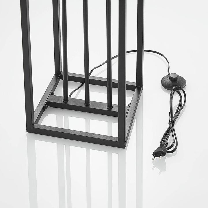 Image du produit Lindby Tiliane Lampadaire cage, noir, 3 flammes (E27)