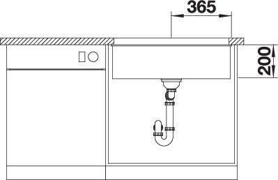 Productafbeelding Blanco ETAGON 700-U (73 cm, 46 cm)