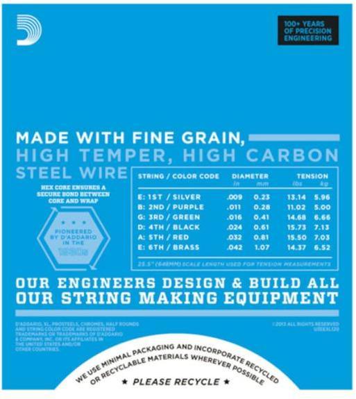 Image du produit D'Addario Daddario EXL120 Cordes pour guitare électrique Super Light 9-42 10 SETS (10 x, Guitare électrique)
