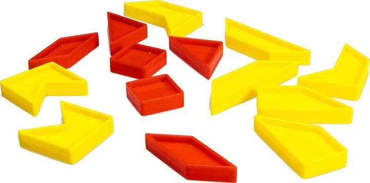 Productafbeelding Clown games Clown Spelletjes Tangram (Duits, Frans, Nederlands, Engels)