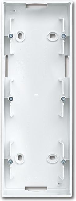 Actual product image Busch-Jaeger 3-gang accessories surface-mounted housing Busch-balance SI alpine white 1703-914 (1703-914)